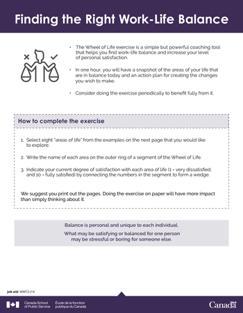 Finding the Right Work-Life Balance (WMT2-J14) - CSPS