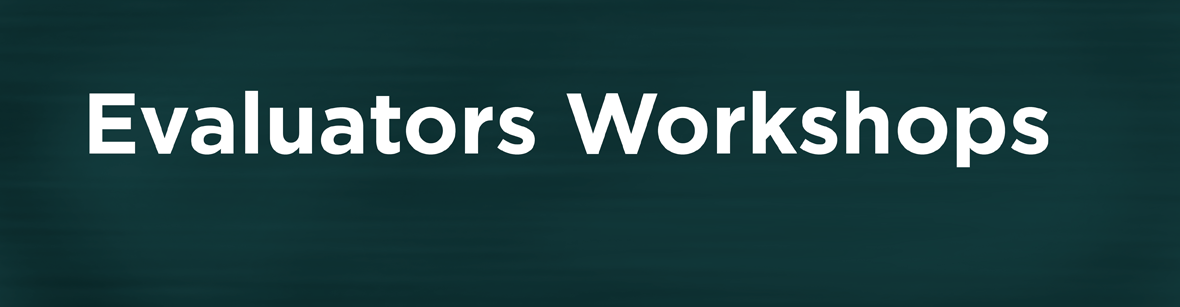 Evaluators Workshops
