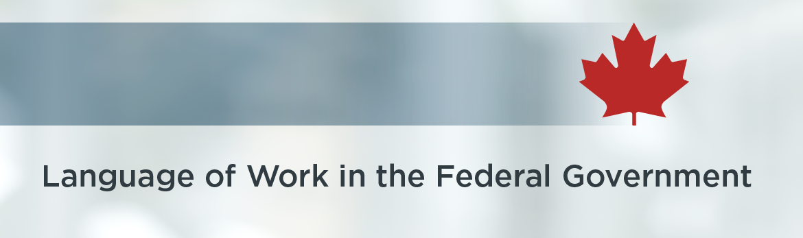 Language of Work in the Federal Government