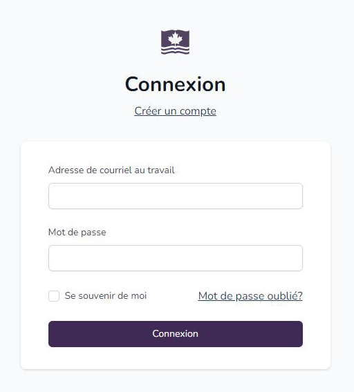 Se connecter à la plateforme d'apprentissage